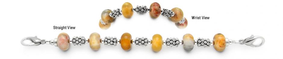 Beaded Medical Bracelet Designer Bead Medical Bracelets Wooded Expedition 0894