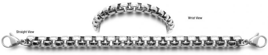 Designer Stainless Medical ID Bracelets Verzino 0930