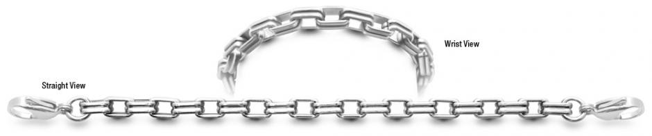 Stainless Medical Bracelet Designer Stainless Medical ID Bracelet Illini 0933