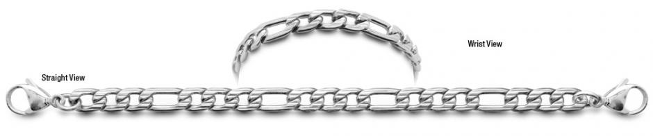 Designer Stainless Medical ID Bracelets Tolentino 0935