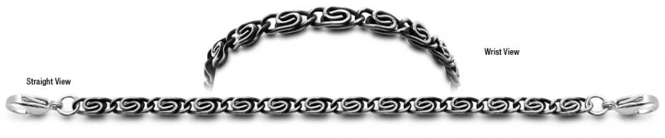 Rotella 0936 Stainless Medical ID Bracelet