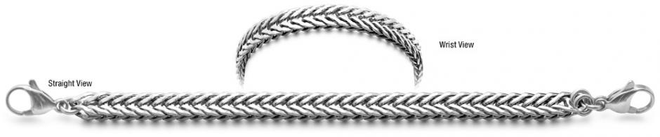 Designer Stainless Medical ID Bracelet Cervaro 0942