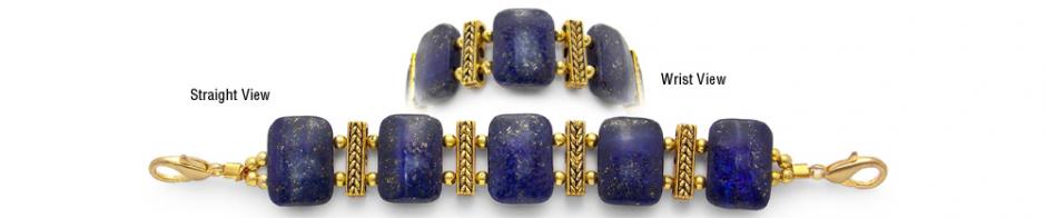 Beaded Medical Bracelet Designer Bead Medical Bracelets Goddess of the Nile 0964