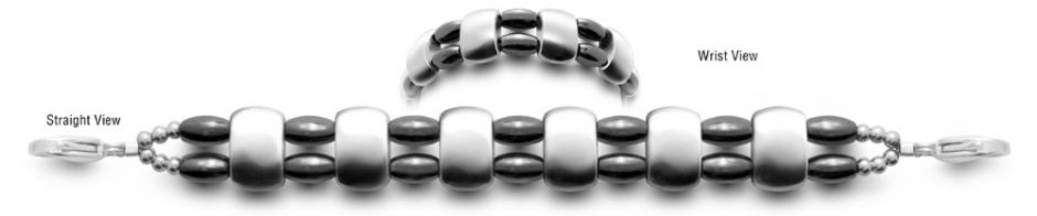Hematite Bracelet Designer Bead Medical Bracelets Smooth Sailing 1154