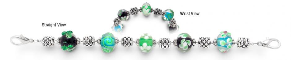 Beaded Medical Bracelet Designer Bead Medical Mermaid of the Sea 1210