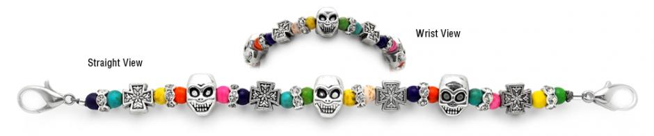 Beaded Medical Bracelet Designer Beaded Medical ID Bracelets Si Se Puede 1212