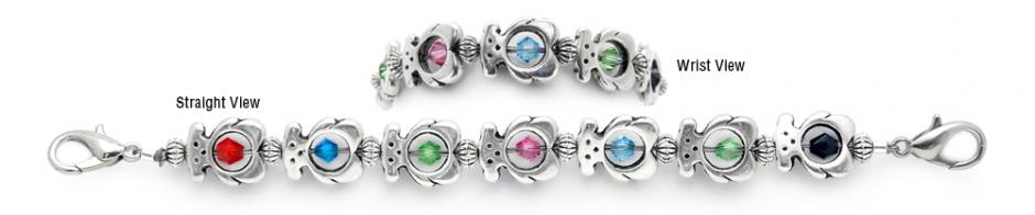 Beaded Medical Bracelet Designer Bead Medical Bracelets Bear Necessities 1224