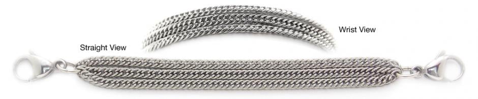 Designer Stainless Medical Bracelet Designer Stainless Medical Bracelets Magnifico 1228