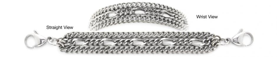Designer Stainless Medical Bracelets Espressivo 1231