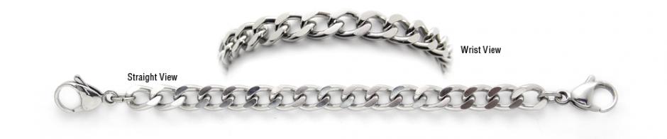 Stainless Medical Bracelet Designer Stainless Medical Bracelets Grande Stile 1253