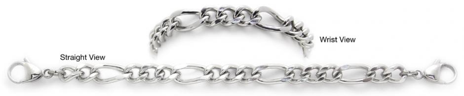 Designer Stainless Medical Bracelets Grande Potenza 1254
