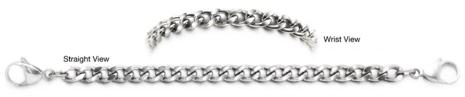 Stainless Medical Bracelet Designer Stainless Medical Bracelet Elegante 1263