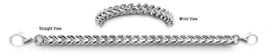 Stainless Medical Bracelet Designer Stainless Medical Bracelets Mistero Quadrato 1312
