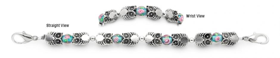 Beaded Medical Bracelet Designer Bead Medical Bracelets Whimsical Wisdom 1343