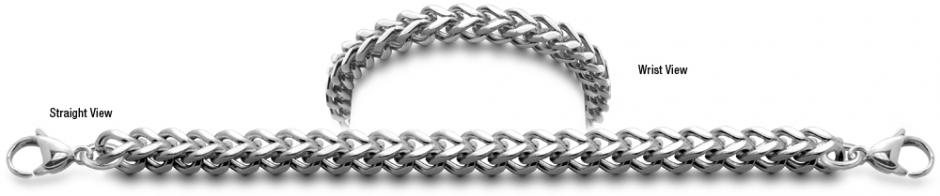 Designer Medical Bracelet Designer Stainless Medical Bracelets Quadrato 1498