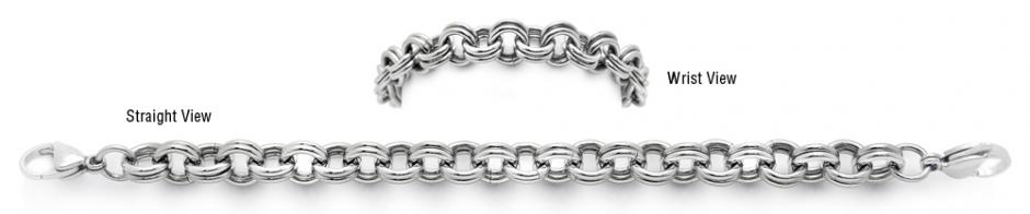 Designer Medical Bracelet Designer Stainless Medical Bracelet Doppio il Forte 1500