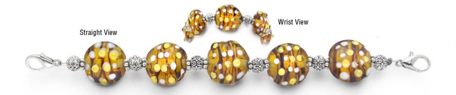 Beaded Medical Bracelets Designer Bead Medical Bracelets Queen Bee 1501