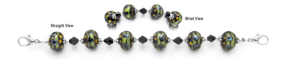 Designer Bead Medical Bracelets Rainforest 1503