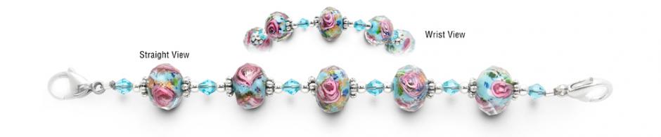 Beaded Medical Bracelet Designer Bead Medical Bracelets Victorian Perspective 1620