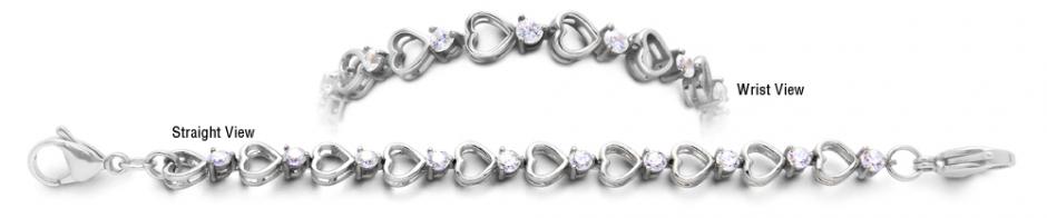 Medical Tennis Bracelet Designer Medical Tennis Bracelets Forti Cuori 1749