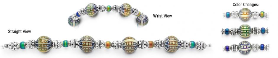 Mood Bead Medical Bracelet Designer Bead Medical Bracelets Beatnik MoodBling 1763
