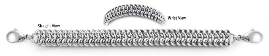 Designer Stainless Medical Bracelets Serpente 1777