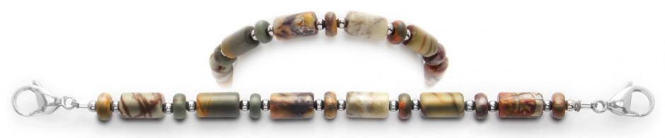 Medical ID Bracelet 1783- Picasso’s Jasper, Medical Bracelets Medical ID Bracelet 1783- Picasso’s Jasper, Medical Bracelets