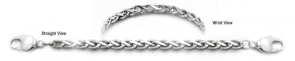 Designer Silver Medical Bracelets Bello Pizzo 1784