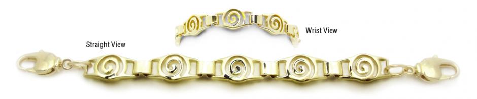 Gold Medical Bracelet Designer Gold Medical Bracelets Bella Contessa Oro 1785