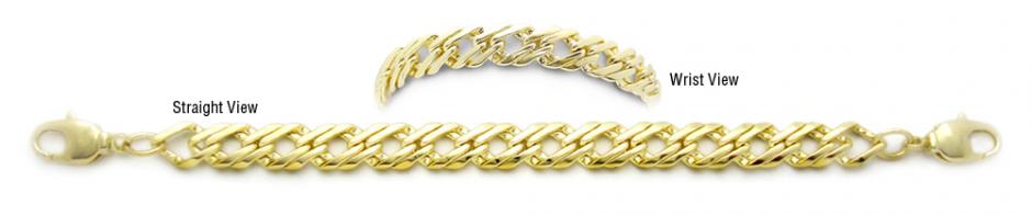 Gold Medical Bracelet Metalia Oro 1787 Designer Gold Medical Bracelets