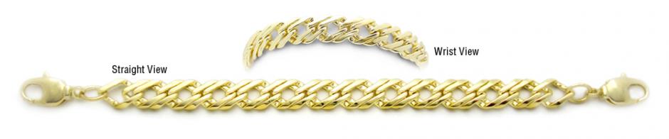 Metalia Oro 1787 Designer Gold Medical Bracelets