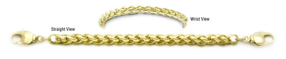 Designer Gold Medical Bracelets Bella Coda Oro 1788