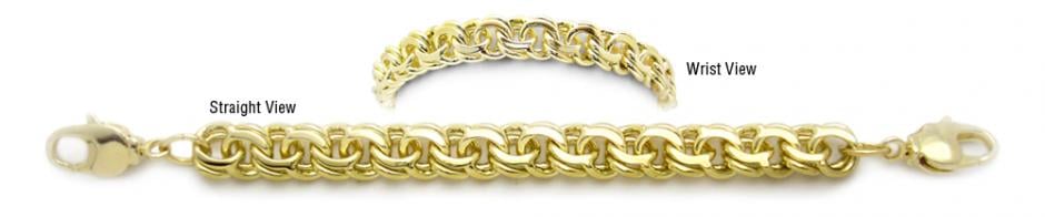 Designer Gold Medical Bracelets Mia Amore 1 Oro 1790