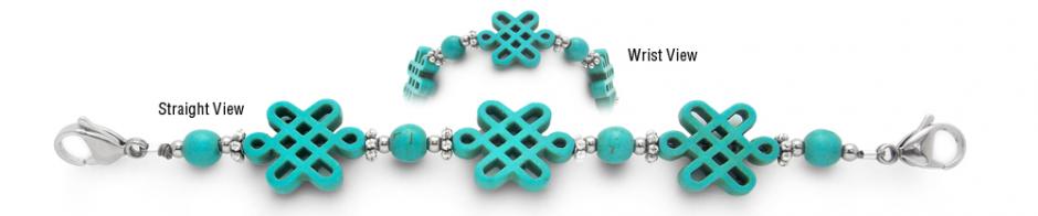 Beaded Medical Bracelet Designer Bead Medical Bracelets Knot Undone 1822