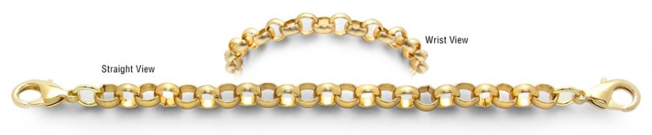 Designer Gold Medical Bracelets Golden Symphonies 1833
