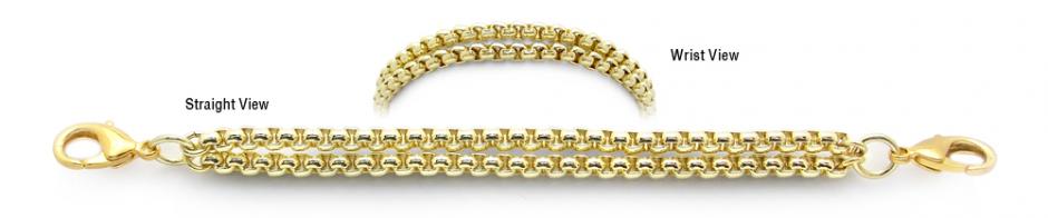 Gold Medical Bracelet Designer Gold Medical Bracelets Fall in the Snow 1926