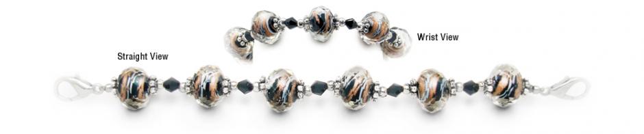 Beaded Medical ID Bracelet Designer Bead Medical Bracelets Sizzle I 1930