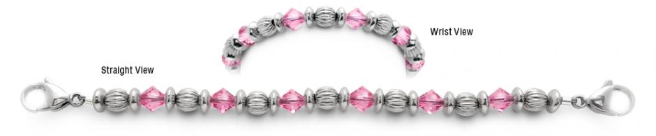 Beaded Medical Bracelet Designer Bead Medical Bracelets Blushing Woman of Steel 1933
