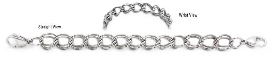 Stainless Medical Bracelets Designer Stainless Medical Bracelets Belleza 1952