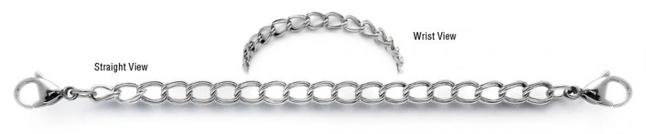 Designer Stainless Medical Bracelets Donna Superiore 1962