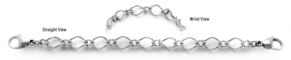 Designer Medical Bracelets Designer Stainless Medical Bracelets Magnifico Merletto 1999