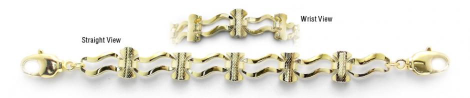 Gold Medical Bracelet Designer Gold Medical Bracelets Verona Oro 1965