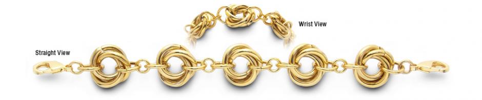 Gold Stainless Medical Bracelets Designer Gold-Stainless Medical Bracelets Regione del Veneto 1973