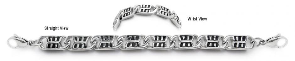 Designer Stainless Medical Bracelets Brezza della Finestra 1975