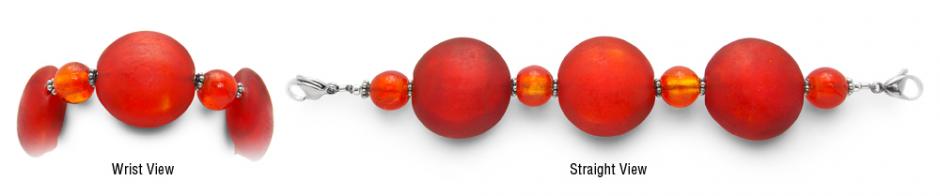 Red Bead Medical Bracelet Designer Bead Medical Bracelets Mediation Station 1992