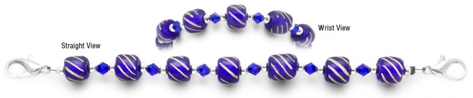 Beaded Medical Bracelet Designer Bead Medical Bracelets Ethiopian Blue Sky 2038