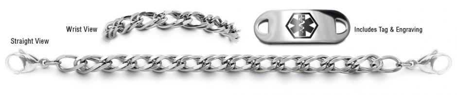 Complete Stainless Steel Medial Bracelet Set Un Prezzo Milano 20995 Designer Stainless Medical Bracelet Set Un Prezzo Milano 20995