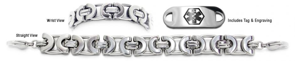 Medical Bracelet Set Designer Stainless Medical Bracelet Set Un Prezzo Roma 21740