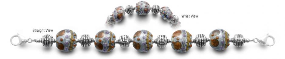 Beaded Medical Bracelet Designer Bead Medical Bracelets Zypher 2216