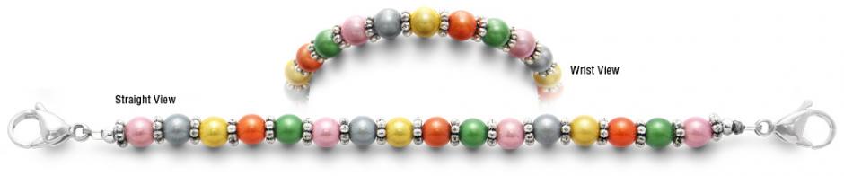 Beaded Medical Bracelet Designer Bead Medical Bracelets Rainbow World 2348
